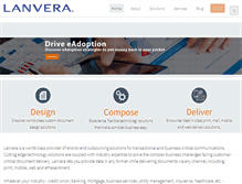 Tablet Screenshot of lanvera.com